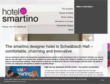 Tablet Screenshot of hotel-smartino.de